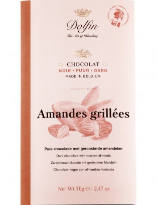 Dolfin - Tablette de chocolat noir Amandes...