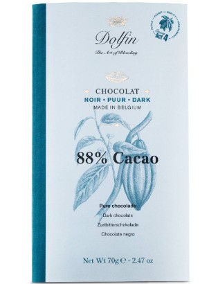 Dolfin - Tablette de chocolat noir 88% cacao